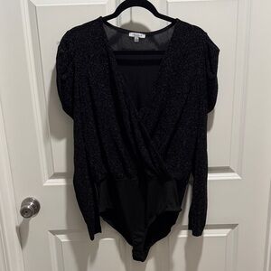 Elegant Black Women's Bodysuit